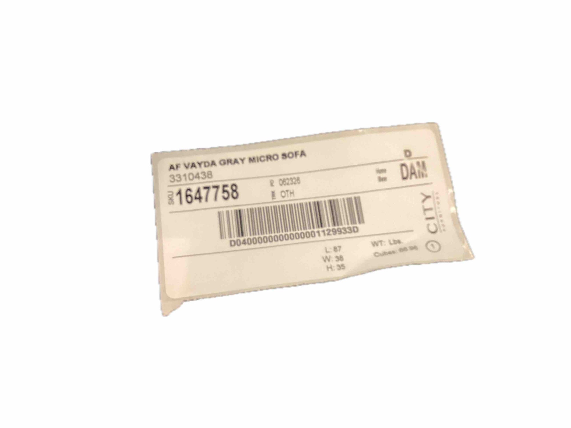 Product Image - Damaged