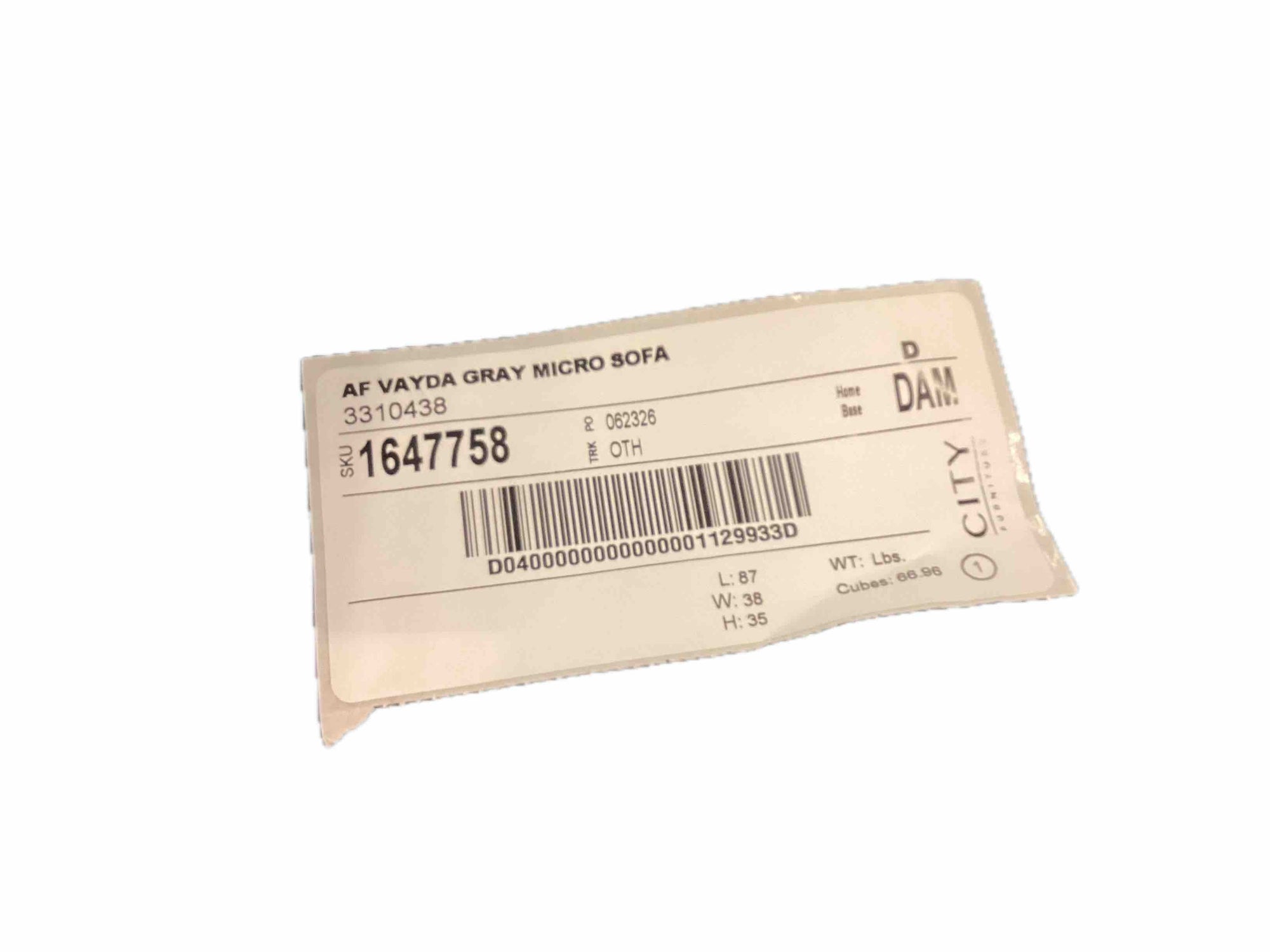 Product Image - Damaged