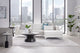 Darby White Marble Round Coffee Table