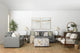 Asheville Gray Fabric Sofa