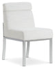 Bernhardt Ocean Drive White Metal Upholstered Side Chair