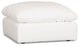 Grant White Fabric Ottoman