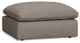 Nixon Light Gray Fabric Cocktail Ottoman