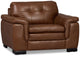 Braden Medium Brown Leather Chair
