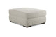 Edgewater Lucy Light Beige Ottoman