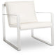 Roslin White Uph Accent Chair