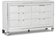 Vegas White Dresser