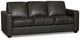 Lane Dark Gray Lthr/vinyl Sofa