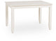 Edgartown White Rectangular Table