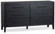 Alden Black Dresser