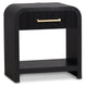 Lyndie Black 1-drawer Nightstand