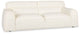 Blanca White Leather Sofa