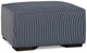 Lucy Navy Fabric Cocktail Ottoman