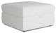 Citymod White Fabric Storage Ottoman