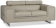 Drew Gray Micro Loveseat