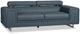 Drew Dark Blue Micro Sofa