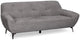 Zoey Dark Gray Fabric Sofa