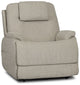 Flexsteel Zecliner Petite Light Gray Fabric Power Lift Recliner