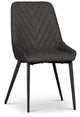 Maricopa Dark Gray Upholstered Side Chair