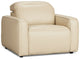 Tidal Beige Lthr/vinyl Power Recliner