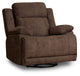 Benson Brown Micro Power Swivel Glider Recliner