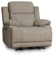 Benson Beige Micro Power Recliner